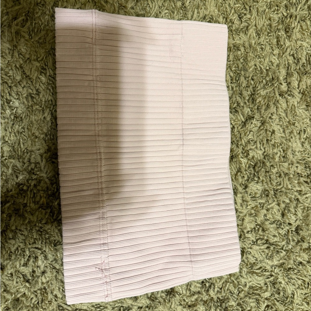 Pink Ribbed Tube Top
